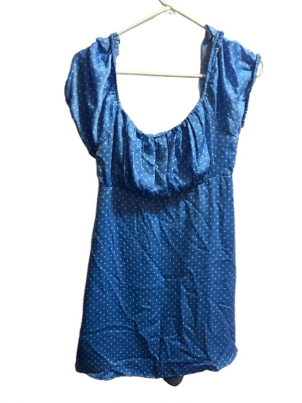 American Eagle Outfitters Blue Polka Dot Sundress